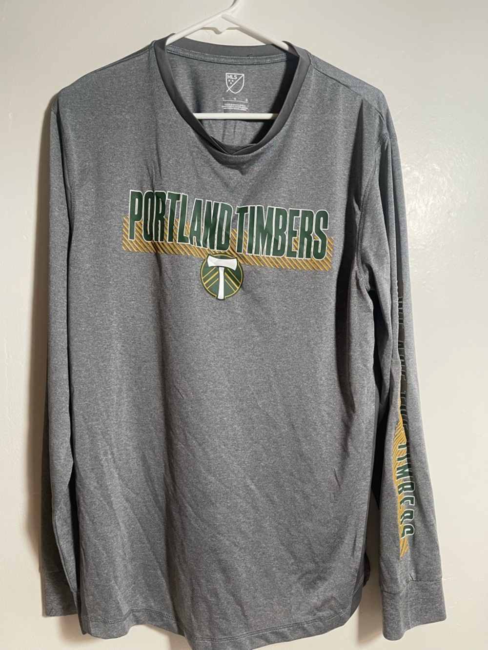 Portland Timbers Long Sleeve Gray Tee